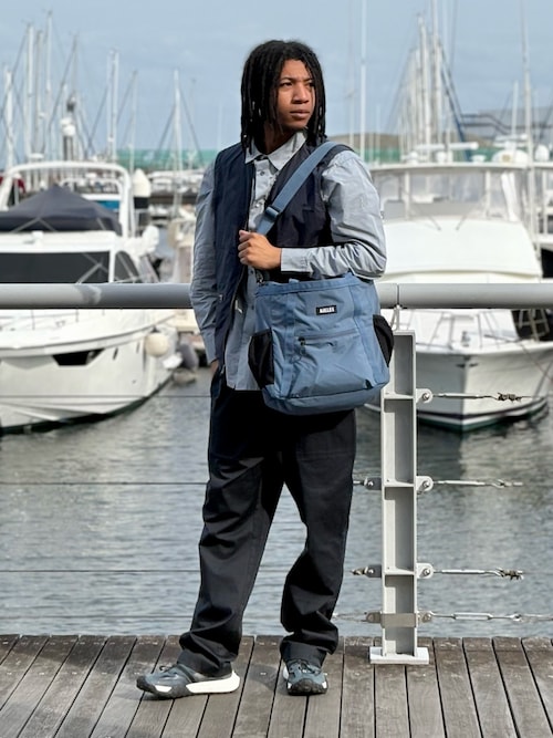 AIGLE（エーグル） ベスト ジレ 撥水 リサイクルコットン ミリタリー