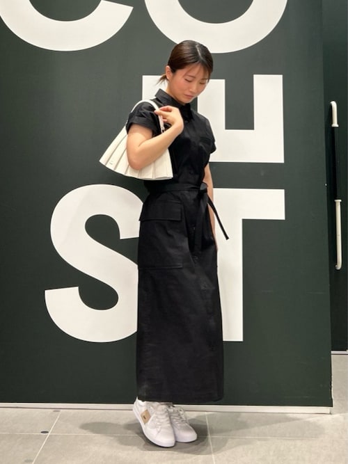 LACOSTE イオンレイクタウン店Uiさんのシャツワンピースを使った 