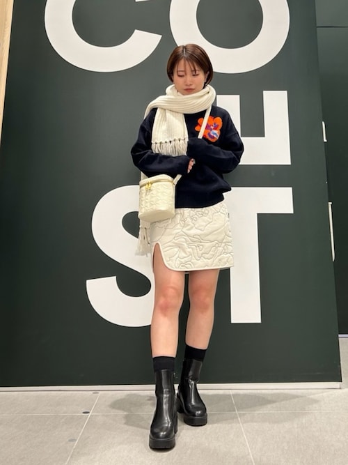 LACOSTE（ラコステ）の「フラワージャカードハイゲージニット ウール