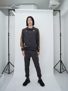 「アイテム（ジャージ）」を使った、0sd49d54385249uさん（レディース・180cm）の冬コーディネート