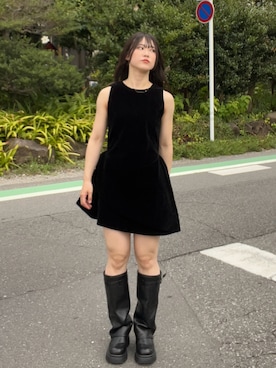 「アイテム（ワンピース/ドレス）」を使った、namiさん（レディース・160cm）の秋コーディネート