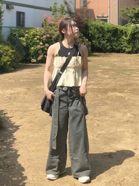 「mideal（マイディール）のアイテム」を使った、namiさん（骨格ウェーブ・レディース・160cm）の夏コーディネート