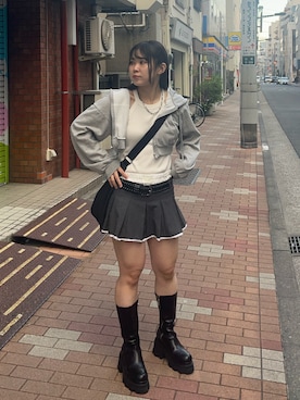 「STUDIOUS（ステュディオス）のアイテム」を使った、namiさん（レディース・160cm）の秋コーディネート