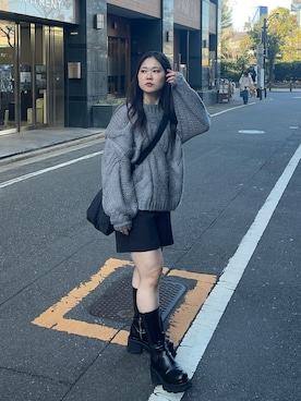 namiさん（骨格ウェーブ・レディース・160cm）の冬コーディネート