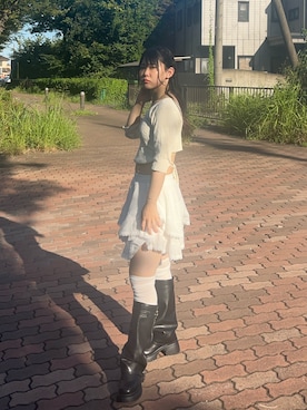 「RiLi（リリ）のアイテム」を使った、namiさん（レディース・160cm）の秋コーディネート