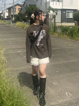 「MAJESTIC LEGON（マジェスティックレゴン）のアイテム」を使った、namiさん（レディース・160cm）の秋コーディネート