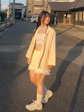 「MAJESTIC LEGON（マジェスティックレゴン）のアイテム」を使った、namiさん（レディース・160cm）の秋コーディネート