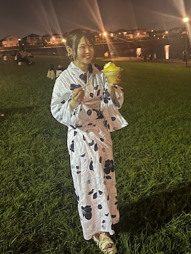 「アイテム（浴衣）」を使った、namiさん（レディース・160cm）の夏コーディネート