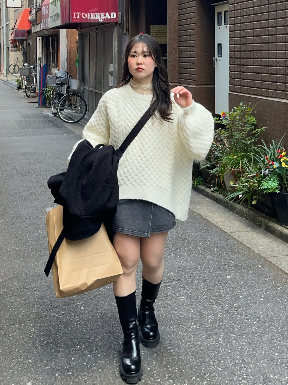 NOTREemor（ノートルエモア）の「back hole Volume Knit（ニット