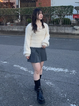 「STUDIOUS(ステュディオス)のアイテム」を使った、namiさん(レディース・160cm)の冬コーディネート