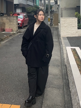 namiさん（レディース・160cm）の冬コーディネート