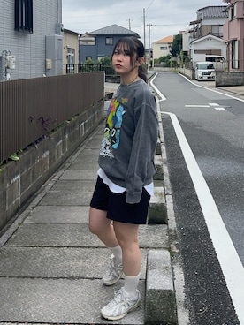 「アイテム（タンクトップ）」を使った、namiさん（レディース・160cm）の秋コーディネート