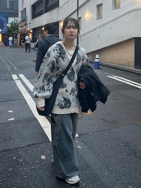 「アイテム（タンクトップ）」を使った、namiさん（レディース・160cm）の秋コーディネート