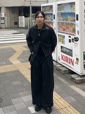 「STUDIOUS(ステュディオス)のアイテム」を使った、namiさん(レディース・160cm)の冬コーディネート