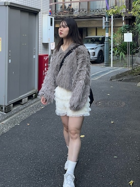 「アイテム（キャミソール）」を使った、namiさん（レディース・160cm）の秋コーディネート