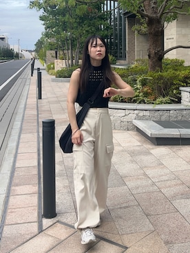 「PUBLIC TOKYO（パブリックトウキョウ）のアイテム」を使った、namiさん（レディース・160cm）の秋コーディネート