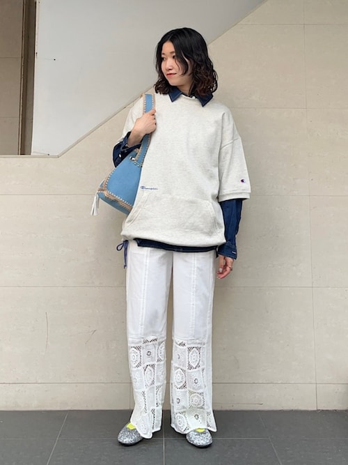 SHIPS any デニムシャツ SHIPS any: デニム ポケット シャツ［SHIPS any DENIM］（シャツ