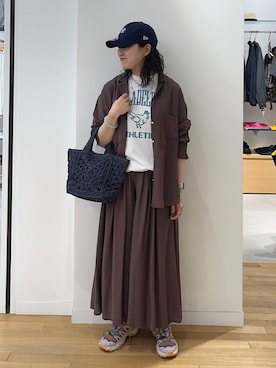 矢内さん(レディース・161cm)の夏コーディネート