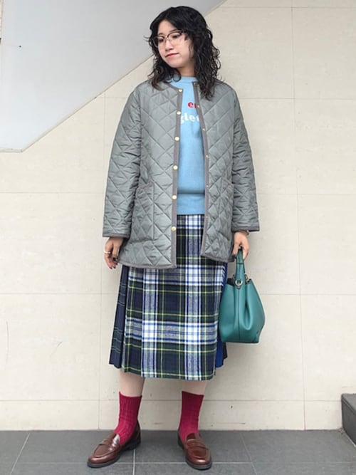 ONEIL OF DUBLIN: コンビ キルト チェック スカート 25AW（スカート