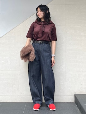 矢内さん(レディース・161cm)の夏コーディネート