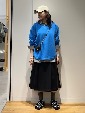 「SUBU（スブ）のアイテム」を使った、矢内さん（レディース・161cm）の秋コーディネート