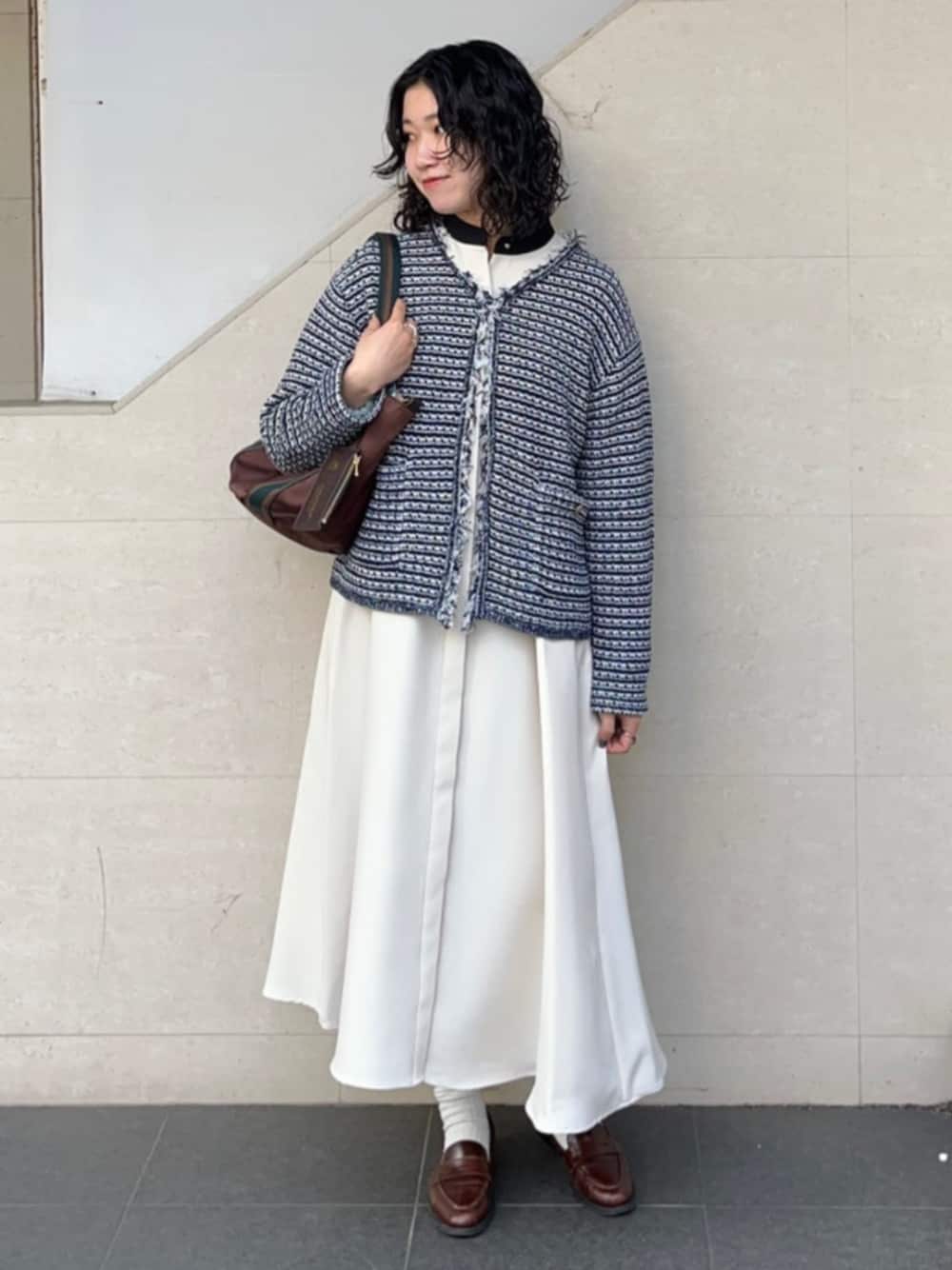 SHIPS any:〈洗濯機可能〉ダブルクロス Aライン シャツワンピースを