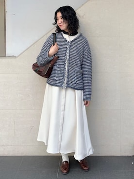 矢内さん（レディース・161cm）の冬コーディネート