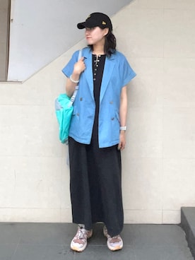 矢内さん（レディース・161cm）の夏コーディネート