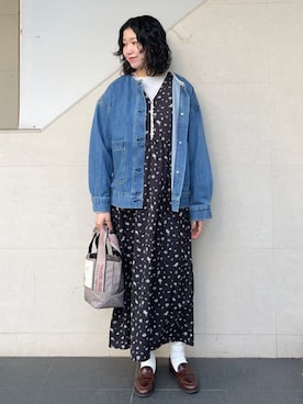 「eness（エネス）のアイテム」を使った、矢内さん（レディース・161cm）の冬コーディネート