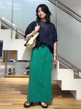 矢内さん（レディース・161cm）の夏コーディネート