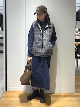 矢内さん(レディース・161cm)の秋コーディネート