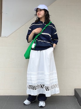 矢内さん（レディース・161cm）の夏コーディネート