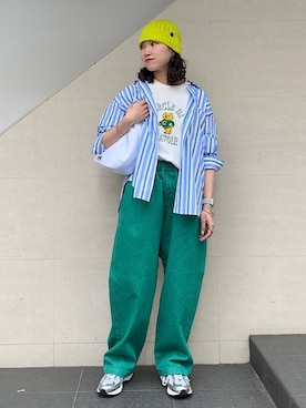 矢内さん(レディース・161cm)の春コーディネート