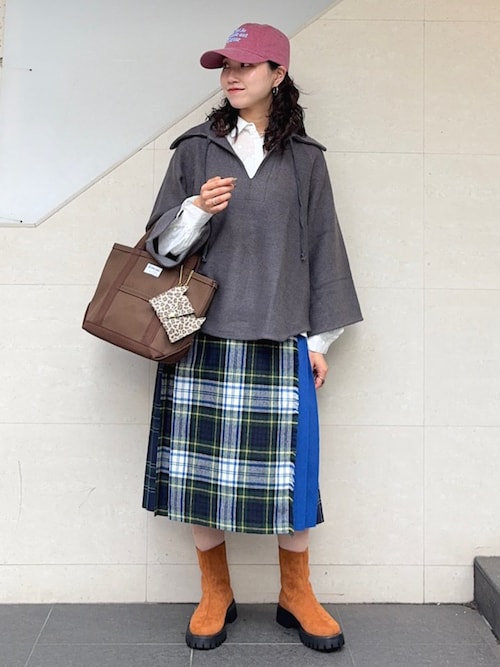 ONEIL OF DUBLIN: コンビ キルト チェック スカート 25AW（スカート