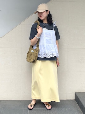 矢内さん(レディース・161cm)の夏コーディネート