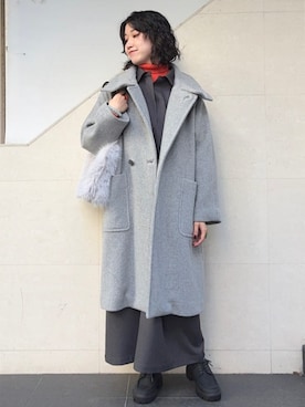 「SHIPS」｜矢内さん（レディース・161cm）の秋コーディネート