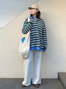 矢内さん(レディース・161cm)の春コーディネート