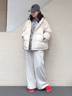 「SHIPS」｜矢内さん（レディース・161cm）の秋コーディネート