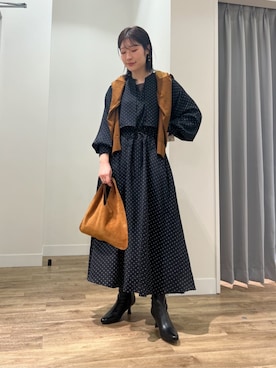 CHIHIROさん（レディース・160cm）の秋コーディネート