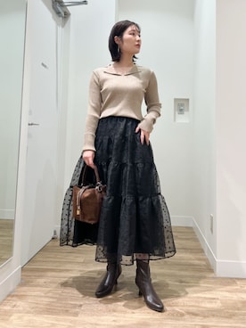 CHIHIROさん（レディース・160cm）の秋コーディネート