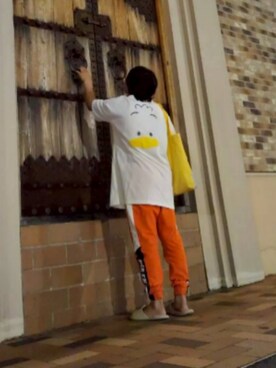 「ドン・キホーテ（ドンキホーテ）のアイテム」を使った、こうたとペックルさん（メンズ・162cm）の秋コーディネート