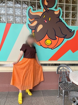 「アイテム（レッグウェア）」を使った、よこみさん（レディース・153cm）の秋コーディネート