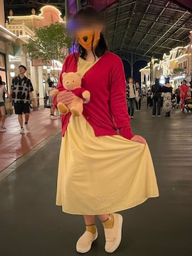 「アイテム（おもちゃ）」を使った、よこみさん（レディース・153cm）の秋コーディネート