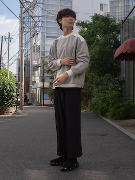 「5351 POUR LES HOMMES（ゴーサンゴーイチプールオム）のアイテム」を使った、YURAさん（メンズ・182cm）の秋コーディネート