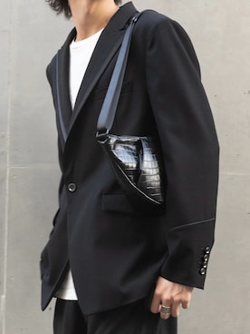 「5351 POUR LES HOMMES（ゴーサンゴーイチプールオム）のアイテム」を使った、YURAさん（メンズ・182cm）の秋コーディネート