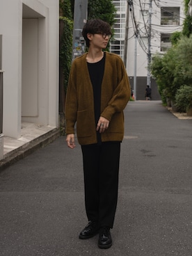 「アイテム（その他アウター）」を使った、YURAさん（メンズ・182cm）の秋コーディネート