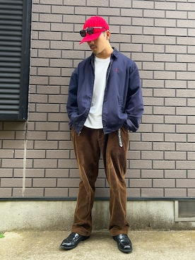 「アイテム（その他アウター）」を使った、しゃもじマンさん（メンズ・166cm）の秋コーディネート