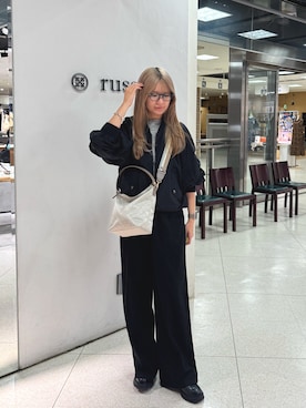 「アイテム（財布/小物）」を使った、Rikopiさん（レディース・165cm）の秋コーディネート