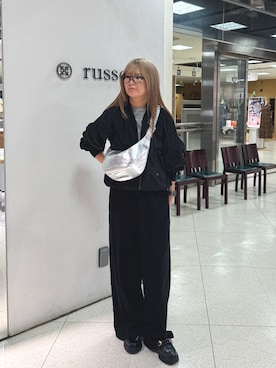 「黒コーデ」｜Rikopiさん（レディース・165cm）の秋コーディネート