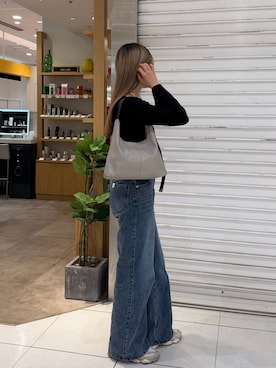 「russet（ラシット）のアイテム」を使った、Rikopiさん（レディース・165cm）の春コーディネート